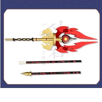 50cm護摩の杖 原神 胡桃 ミニ武器 キーホルダー アクセサリ Amazon.co.jp: 原神 胡桃 護摩の杖 22cm キーホルダー